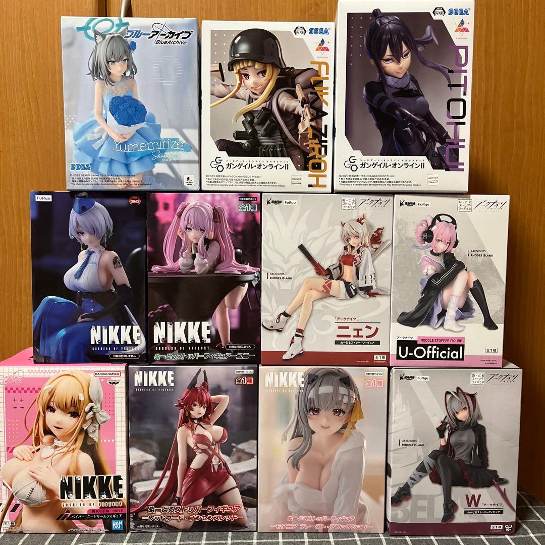 NIKKE アークナイツ　ガンゲイル・オンライン　シロコ美少女フィギュアまとめ
