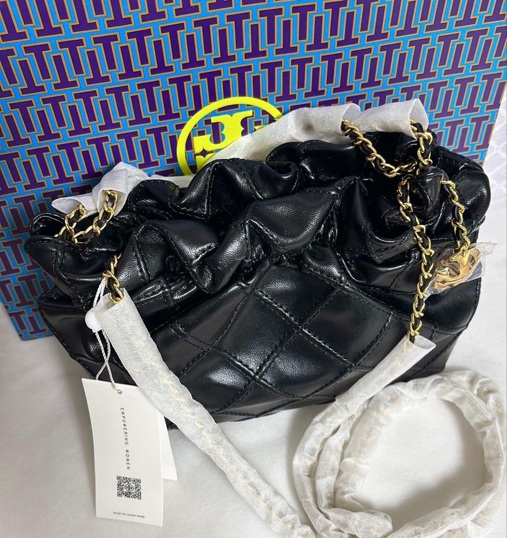 【大人気♡ショッパー付】トリーバーチ ミニ フレミング ホーボーバッグ