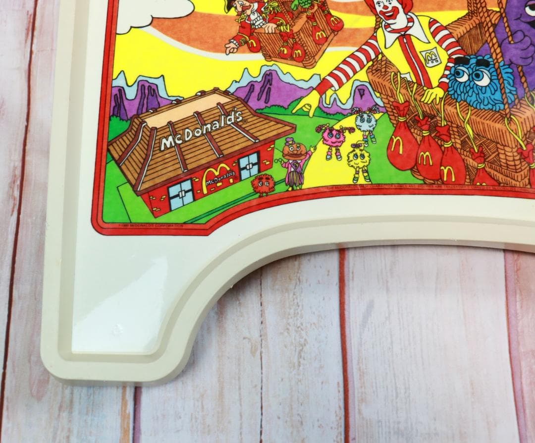 【ヴィンテージ 】美品 1986年マクドナルドハイチェアトレイ　レア！
