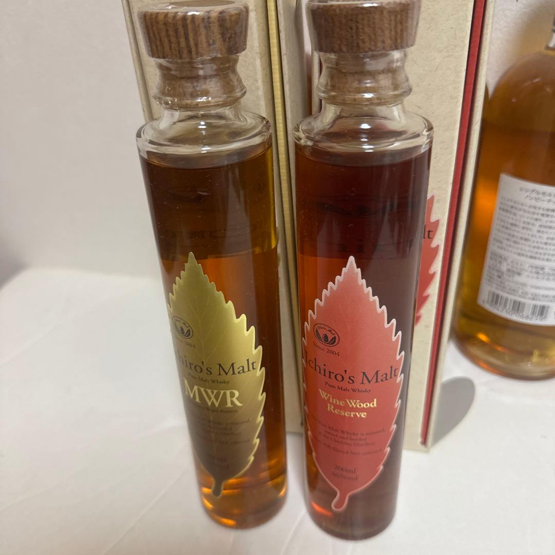 余市宮城峡アロマ2022 余市2021イチローズモルトリーフシリーズ2種　計５本