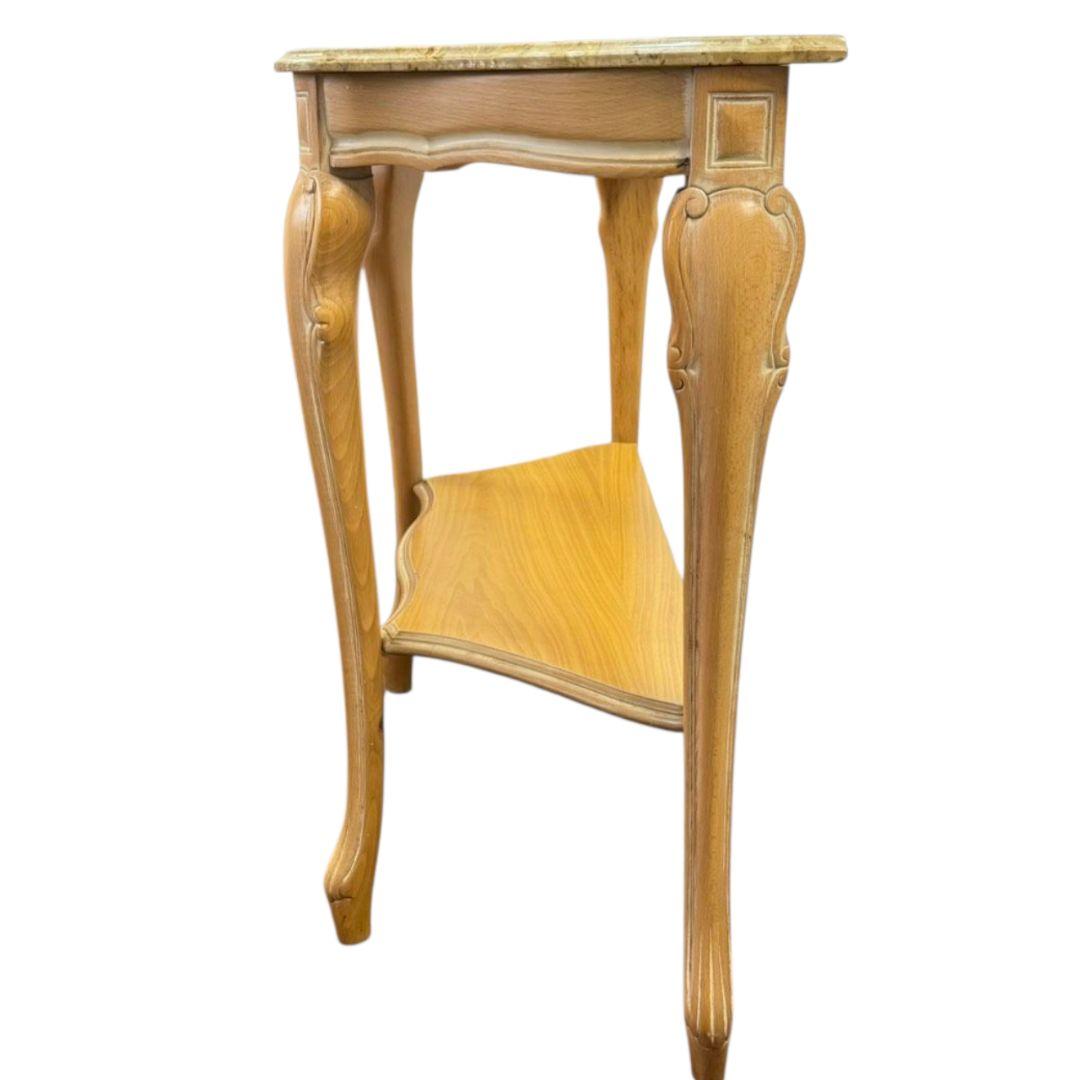 【最高級】美品 ロココ調 大理石 猫足 猫脚 コンソール テーブル 花台