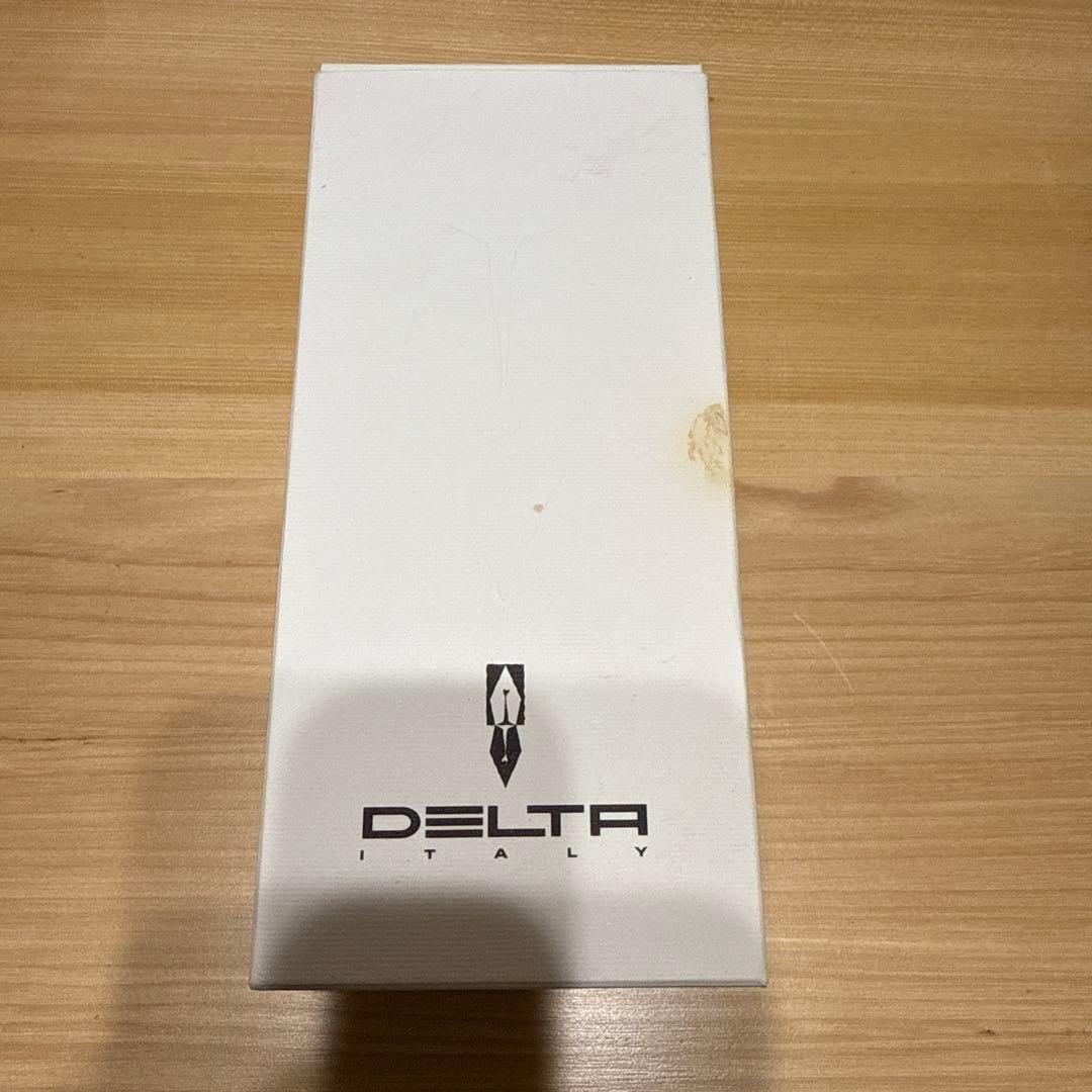 DELTA デルタ ボールペン ホワイト樹脂製 専用ケース付き