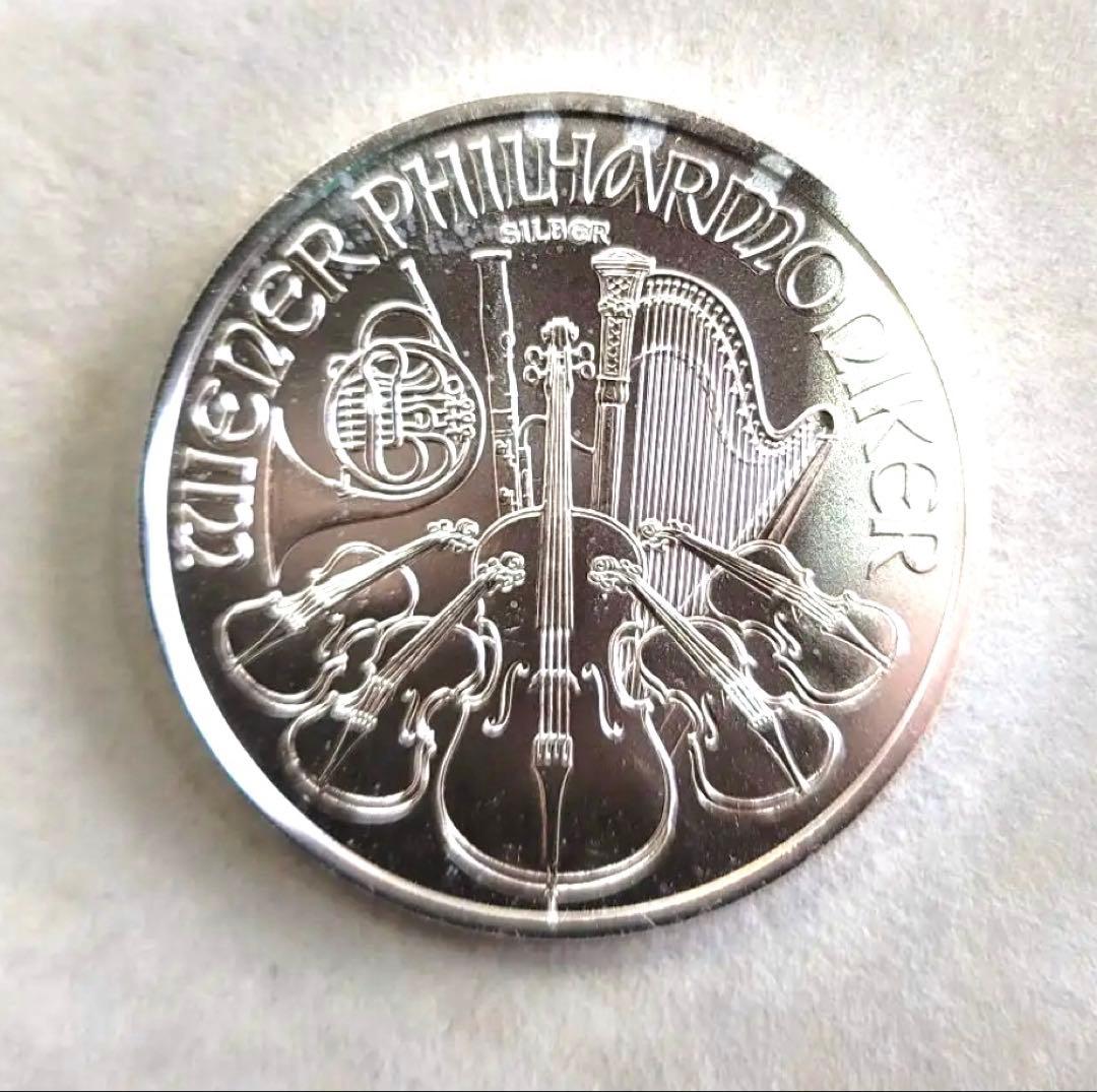 オーストリアウイーン銀貨1オンス2021【クリアケース付き】1枚【新品未使用】