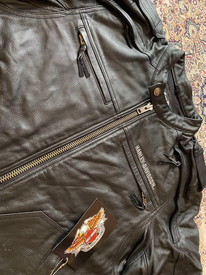 新品未使用HARLEY-DAVIDSONレザージャケット 現品限り新年お年玉特価