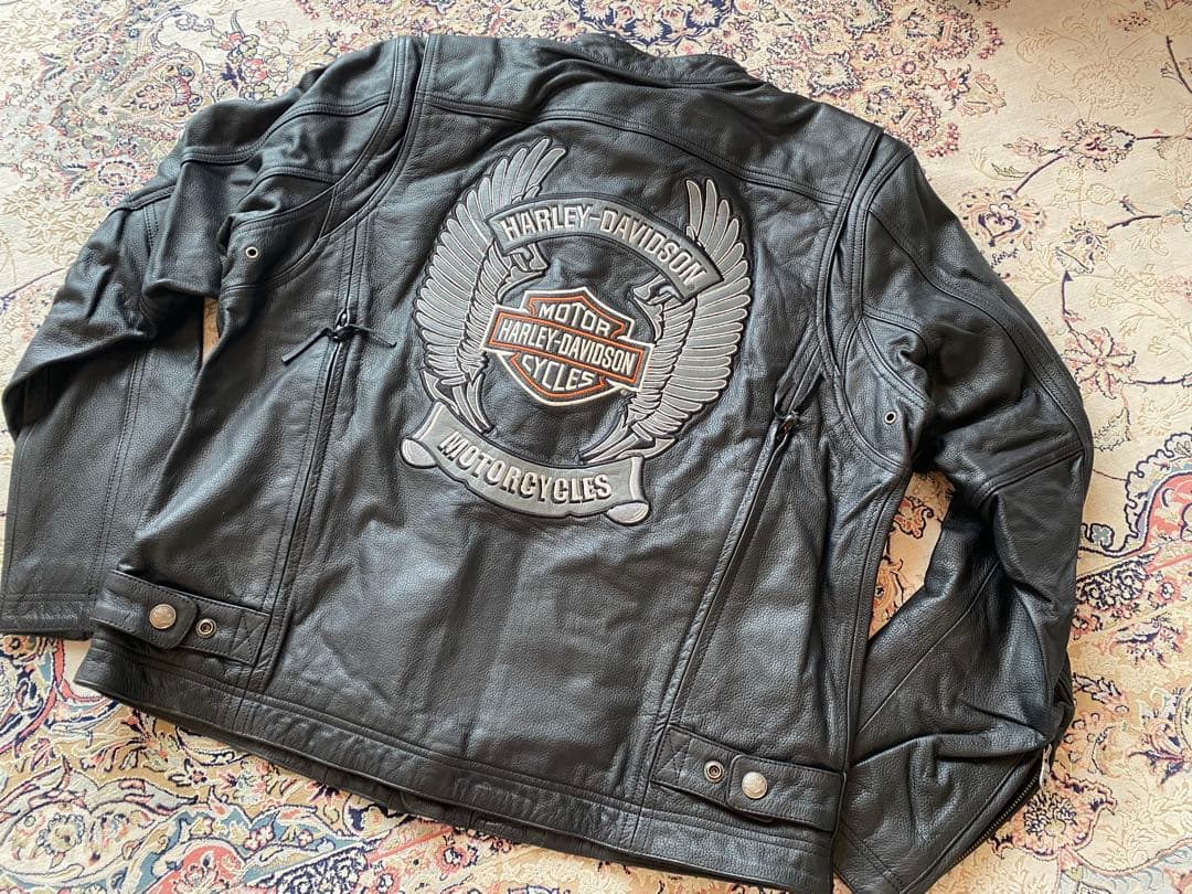 新品未使用HARLEY-DAVIDSONレザージャケット 現品限り新年お年玉特価