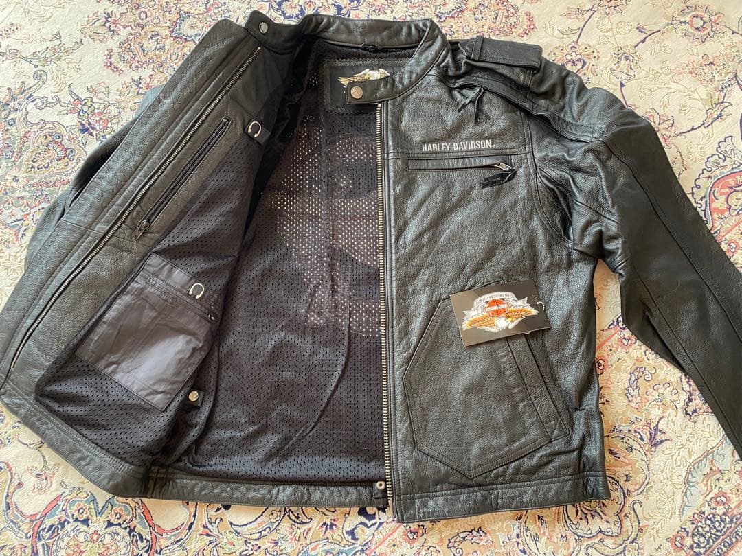 新品未使用HARLEY-DAVIDSONレザージャケット 現品限り新年お年玉特価