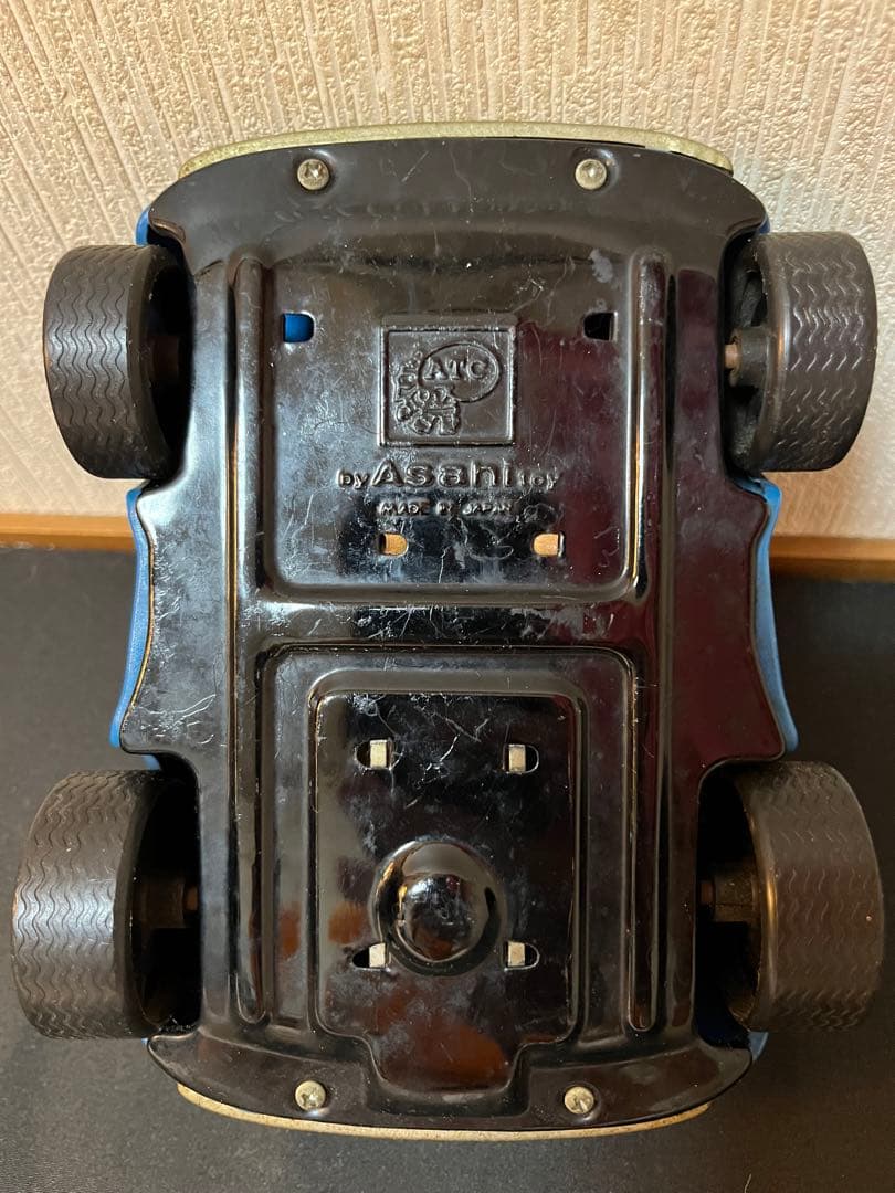 日本製/当時物/レトロ/アサヒ玩具/asahi toy/VW/車/ブリキ/青