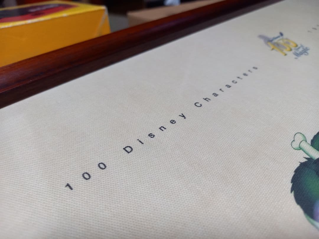 ディズニー 生誕　100周年　記念 1500枚限定　キャンバス　ポスター