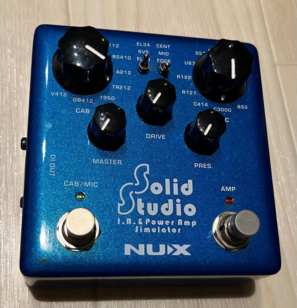 NUX Solid Studio パワーアンプ、キャビネットシミュレーター