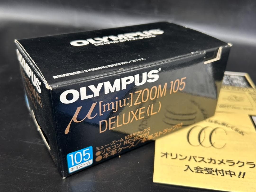 【✨完動品】OLYMPUS μ mju zoom105 deluxe (L)