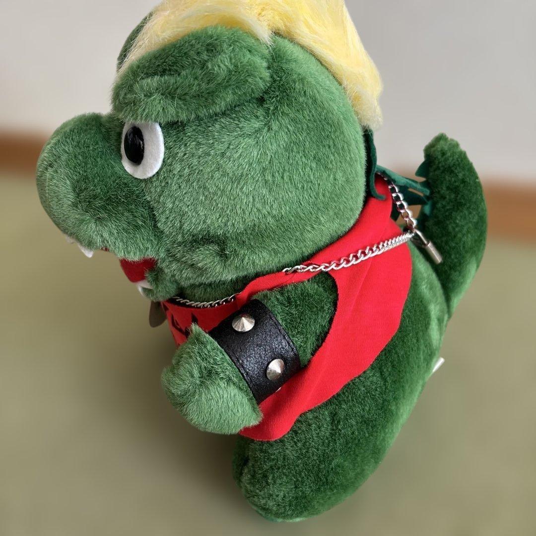 昭和レトロ　パンクゴジラぬいぐるみ　タグ付き