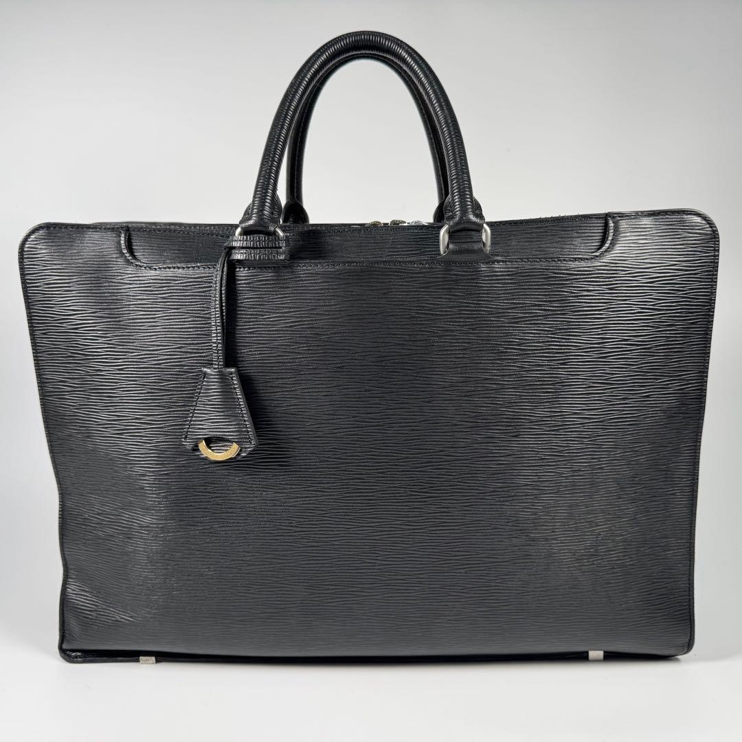 aniary アニアリ ウェーブレザー ビジネスバッグ ブリーフケース A4収納