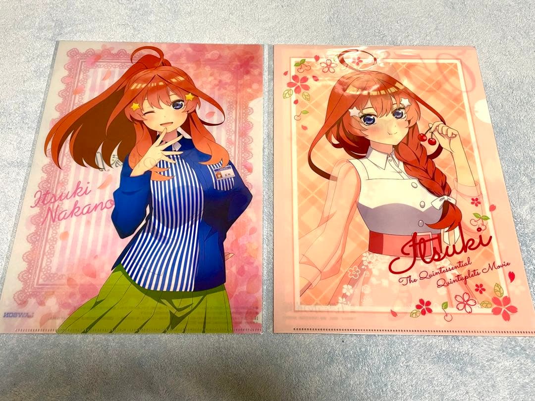 限定グッズ　五等分の花嫁　 中野五月   クリアファイル他13枚セット