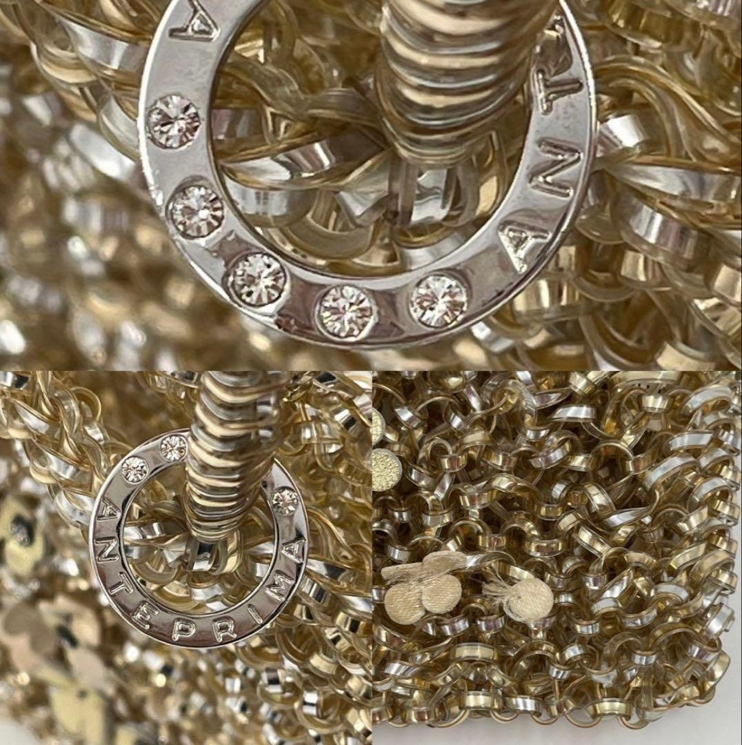 【新品未使用】アンテプリマ　ワイヤートート　花　ビーズ