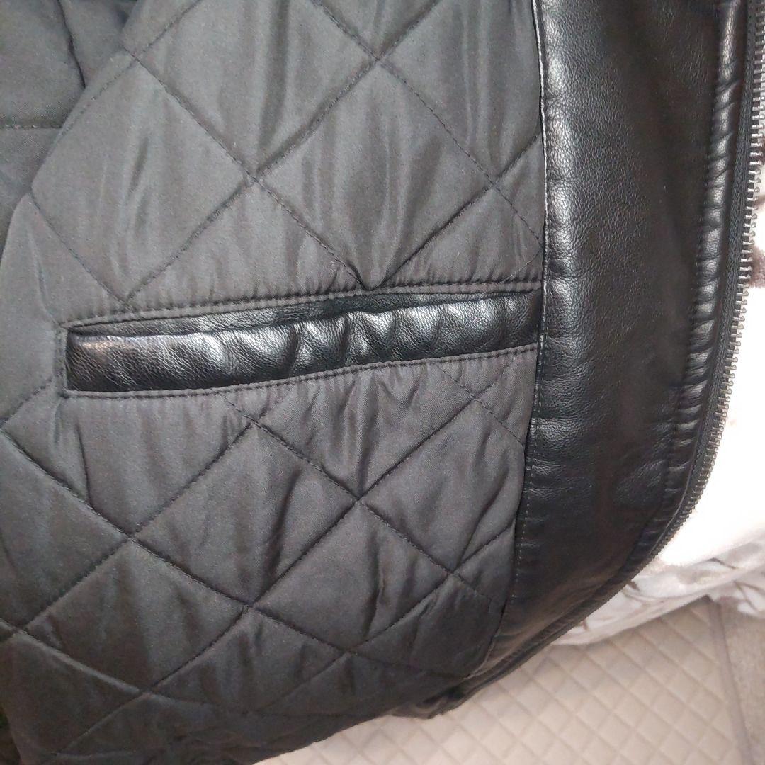 Levi's リーバイス MA-1スタイル レザージャケット メンズ