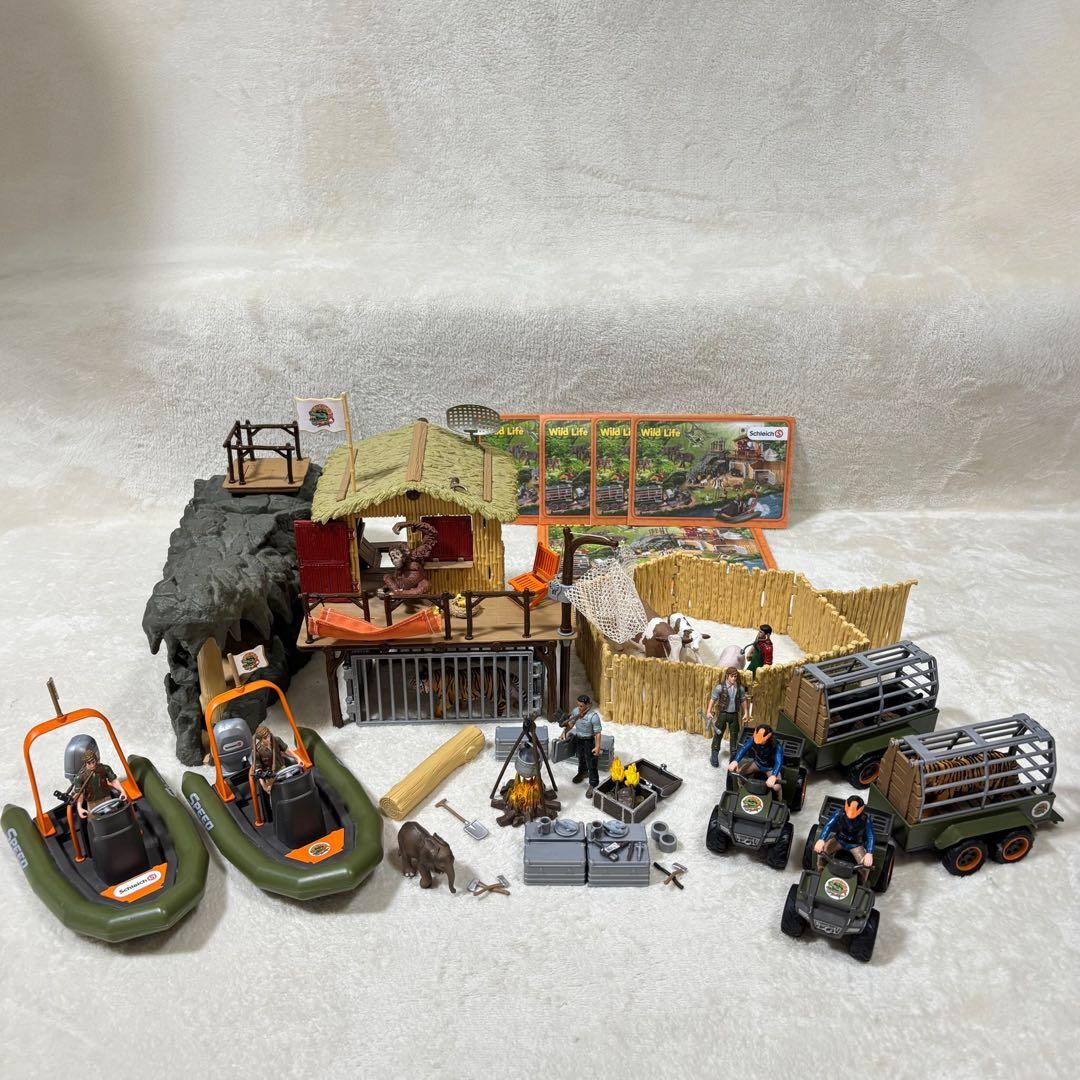 Schleich シュライヒ クロコジャングル研究所 まとめ売り 大量 純正品