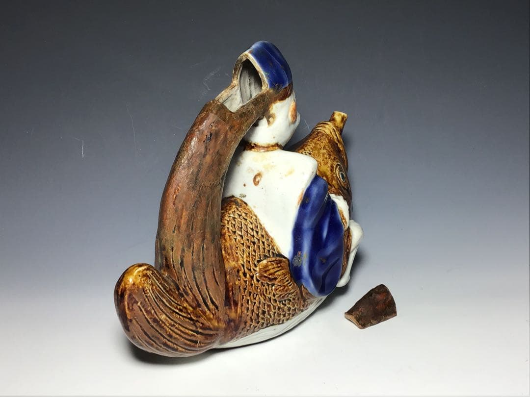 大幅値下げ❗️「古平戸」鯛乗恵比寿大黒文水注