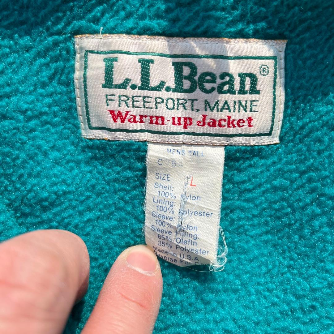 LLBean Warm-up Jacket ブルー　L