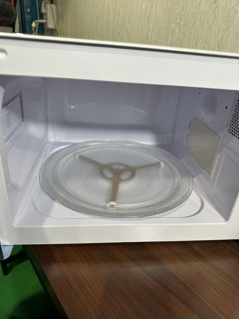 超美品 山善 電子レンジ 17L ホワイト YRM-HF171 25年製