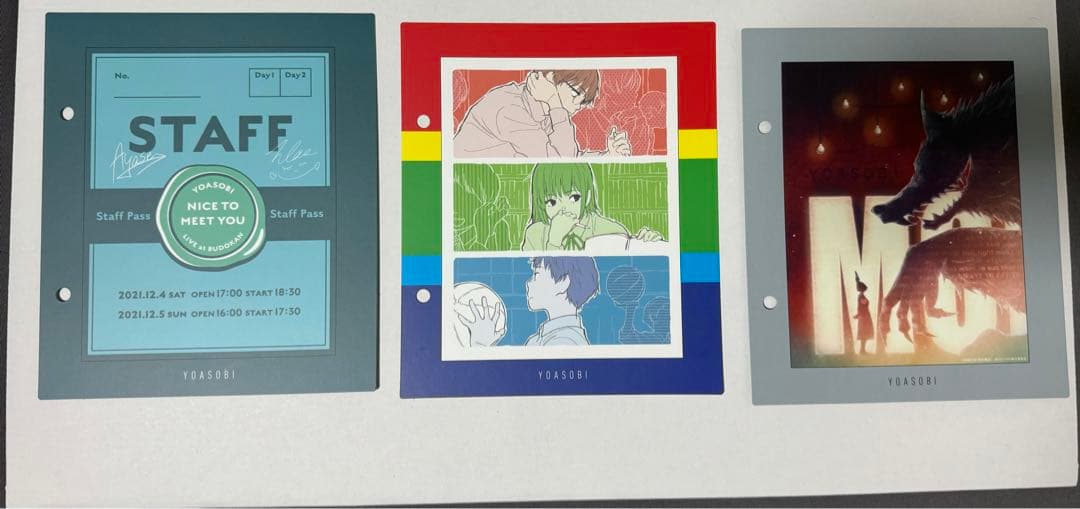 YOASOBI THE BOOK インデックスコンプセット 武道館インデックス