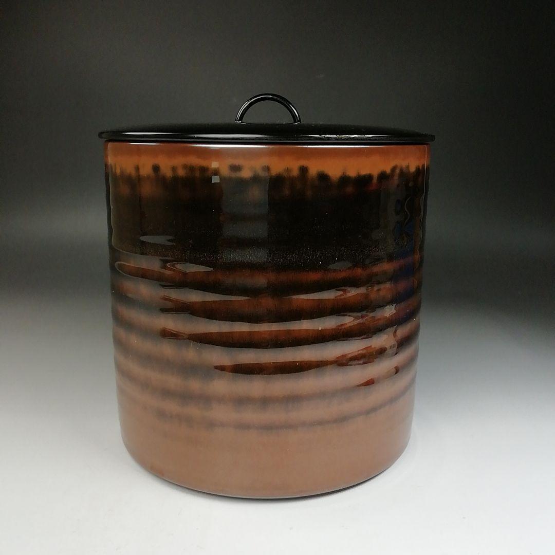 Ｔ８４２　水指　『古瀬戸　一重口　水指』『泉窯　加藤藤山 造』　共箱　茶道具