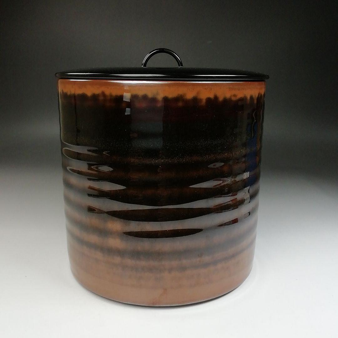 Ｔ８４２　水指　『古瀬戸　一重口　水指』『泉窯　加藤藤山 造』　共箱　茶道具