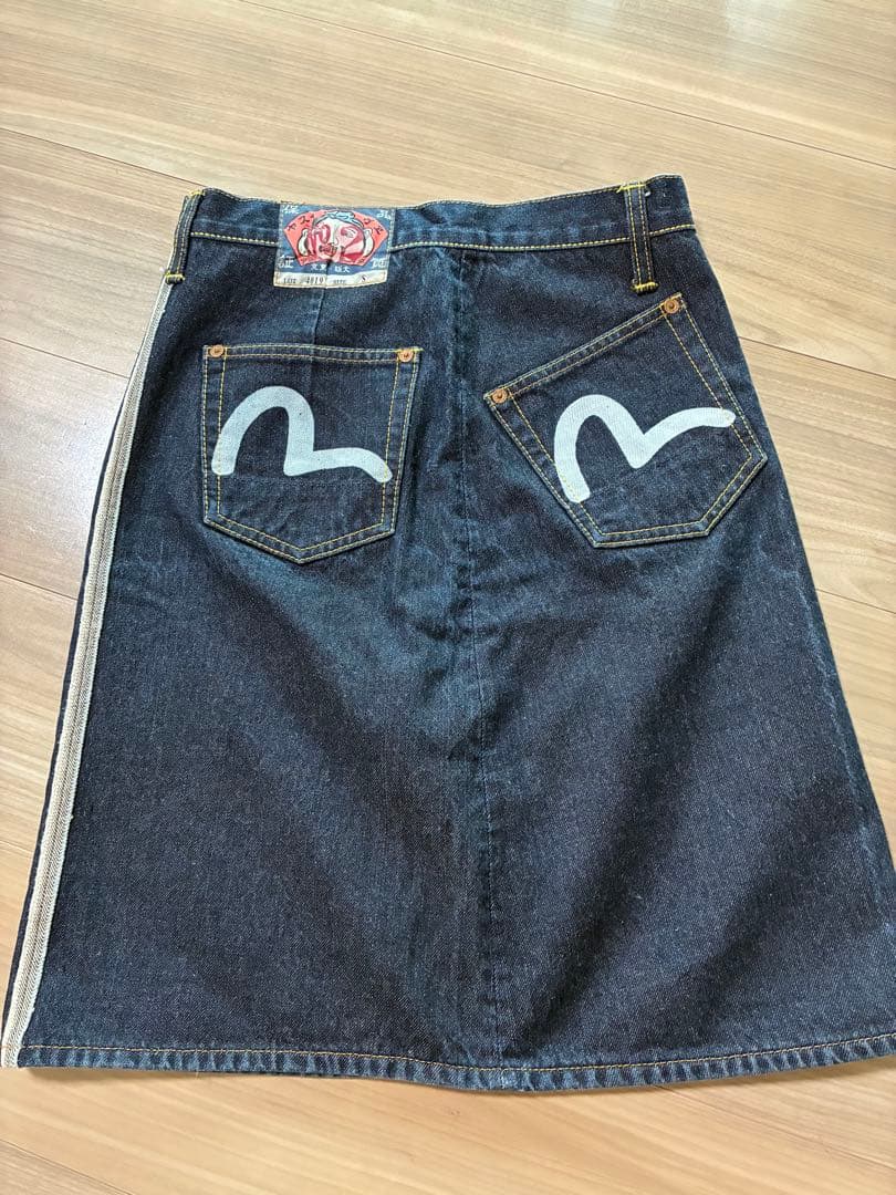 美品！エビス　デニムスカート