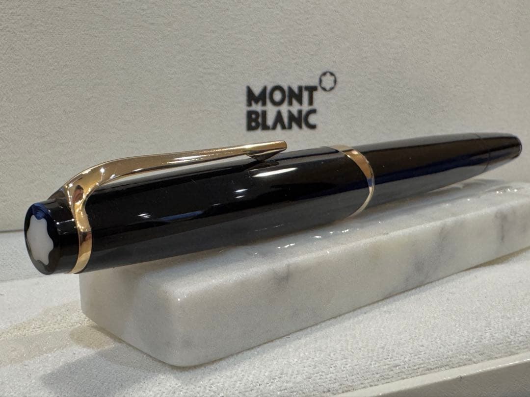 【極美品】モンブラン No 14 万年筆 ブラック 18K F細字