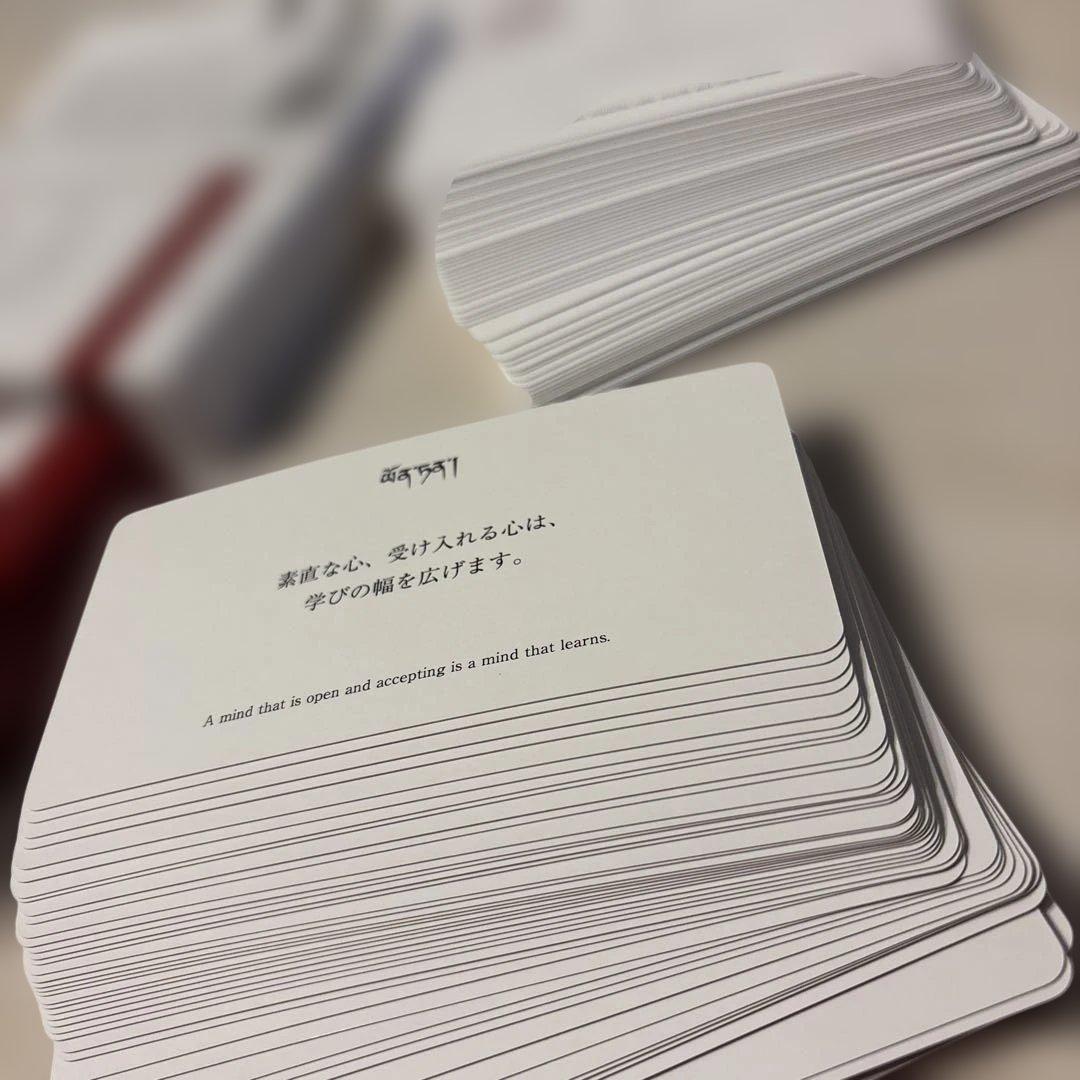 ザ・ブレッシングカードThe Blessing Cards オラクルカード緋白