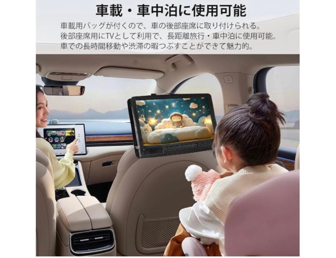 【2025新登場】ポータブルテレビ 14.1インチ テレビ小型 録画機能