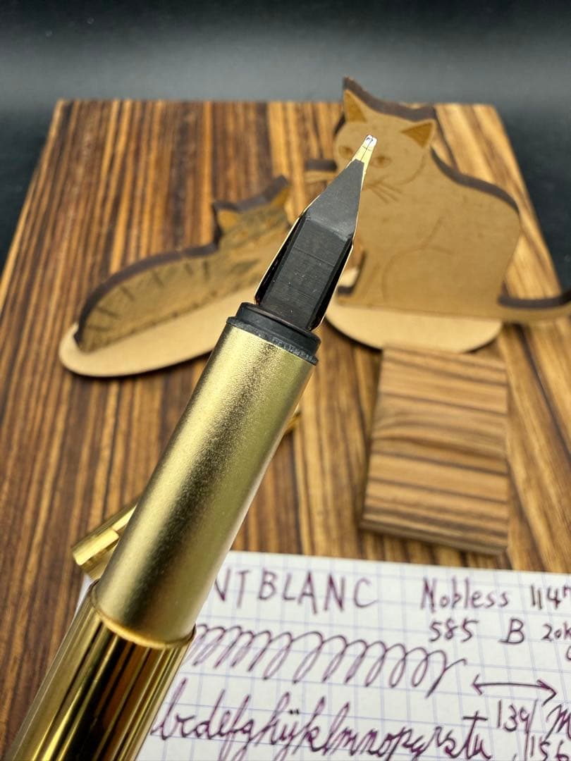 MONTBLANC 万年筆 ノブレス NO.1147 20K G.P レアB