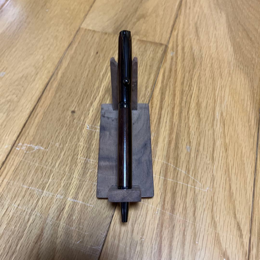 新作ボールペン　黒檀