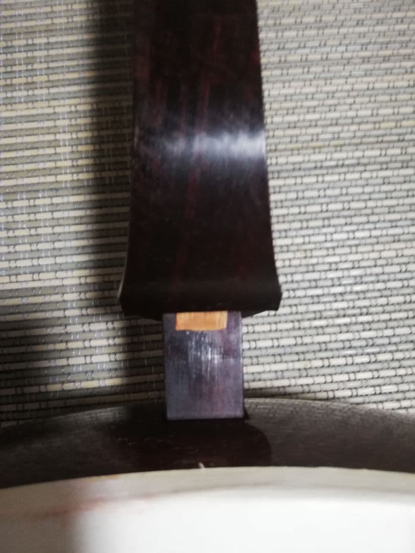 三味線本体 白黒 約90㌢短棹サイズ 付属品あり