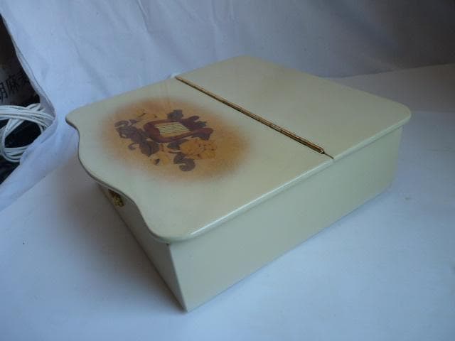 オルフェウス 象嵌 高級オルゴール 波浮の港/城ケ島の雨　アンティーク