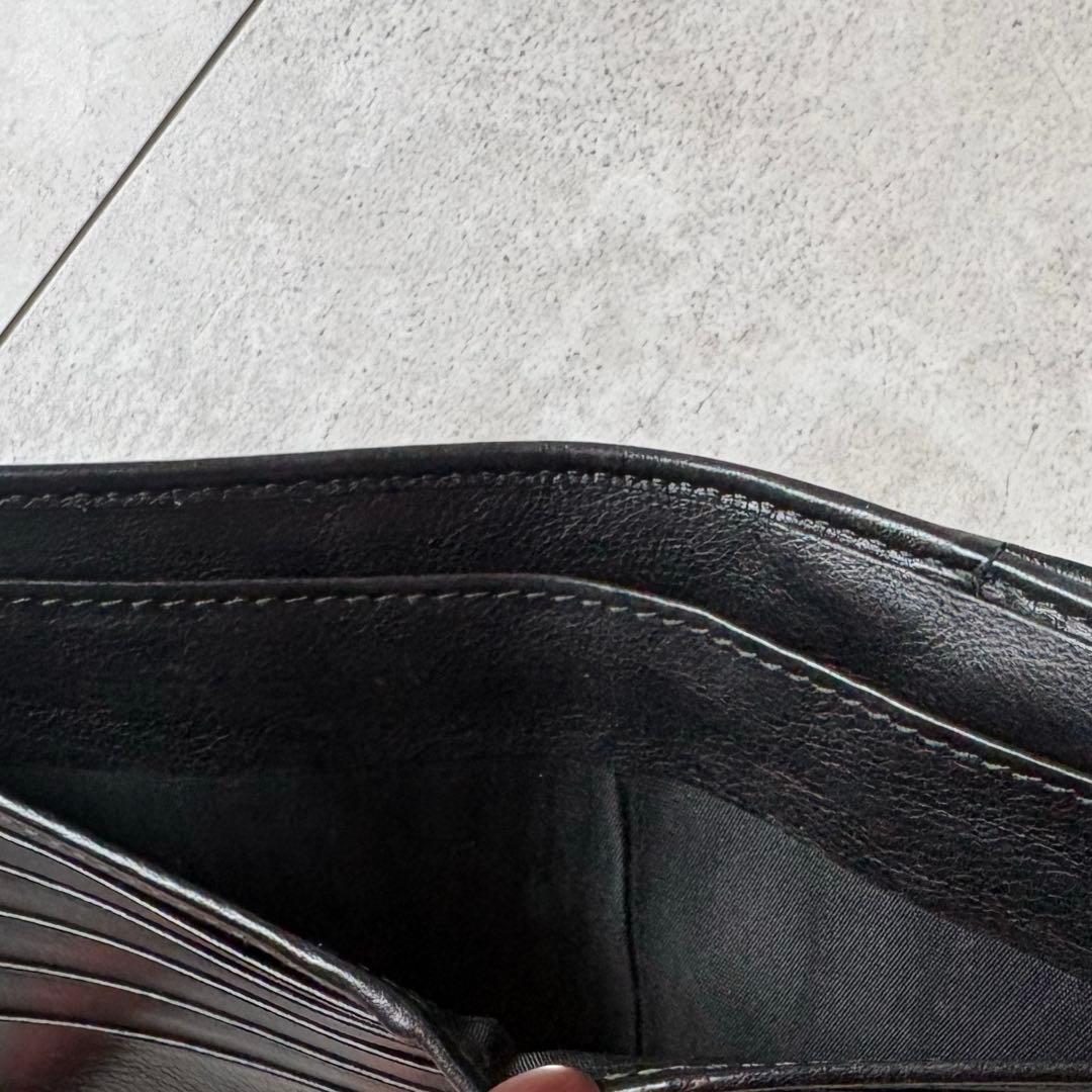 GUCCI グッチ　GGマーモント　二つ折り財布　ブラック