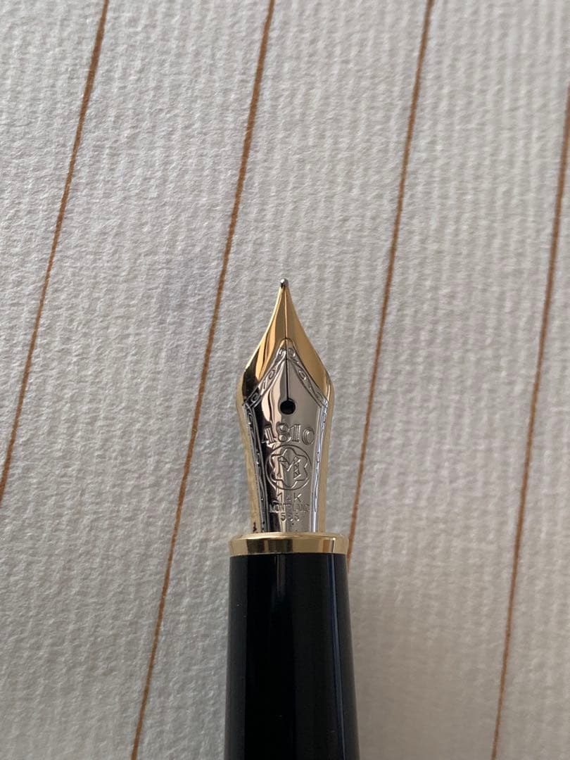 【極美品】モンブラン 万年筆 NO.144 2本セット レザーペンケース付き