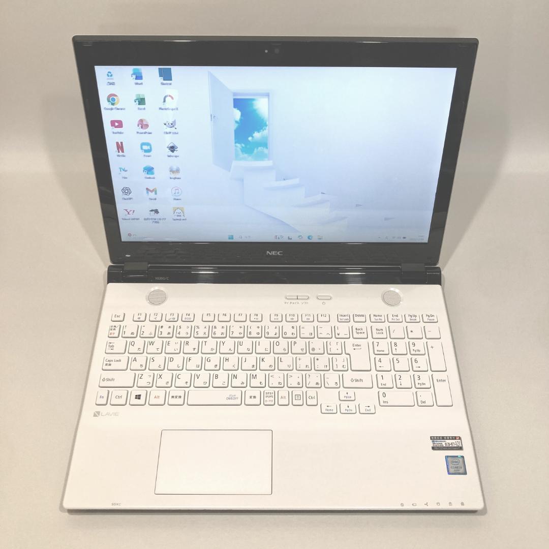 初心者✨i3・ブルーレイ・オフィス◇白◇すぐ使えるノートパソコン◇D414-2