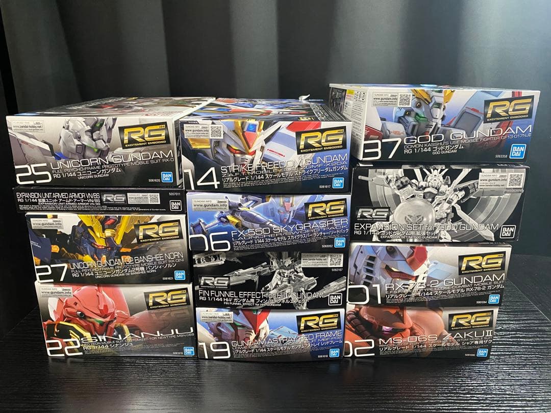 RGガンプラセット 12種まとめ売り