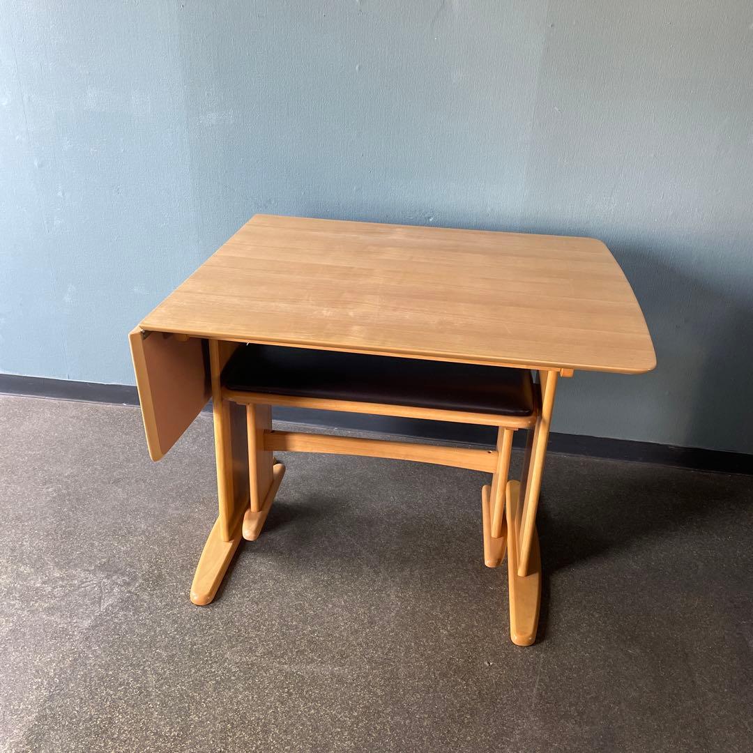 タマリビング　伸長式ダイニングテーブル　ベンチセット