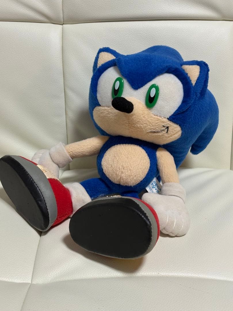 G*y様 ソニック X アニメ 2003年 当時 ポーズぬいぐるみ 箱付き レア
