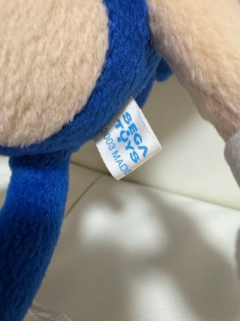 G*y様 ソニック X アニメ 2003年 当時 ポーズぬいぐるみ 箱付き レア