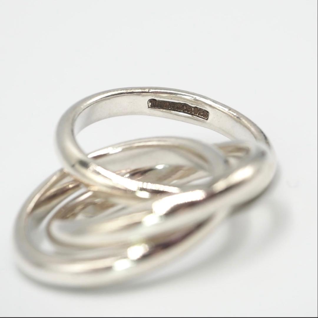 ティファニー 3連リング シルバー 13.5号 正規品