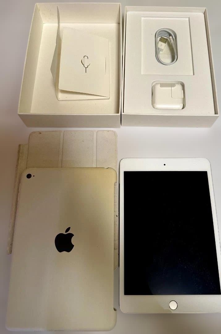 iPad mini4 128GB WiFi+Cellular シルバー初期化済