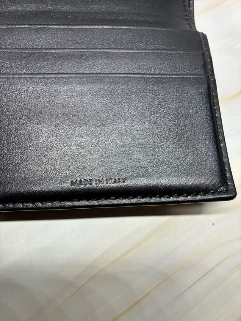 CELINE トリオンフ コンパクトウォレット ブラック 三つ折り財布