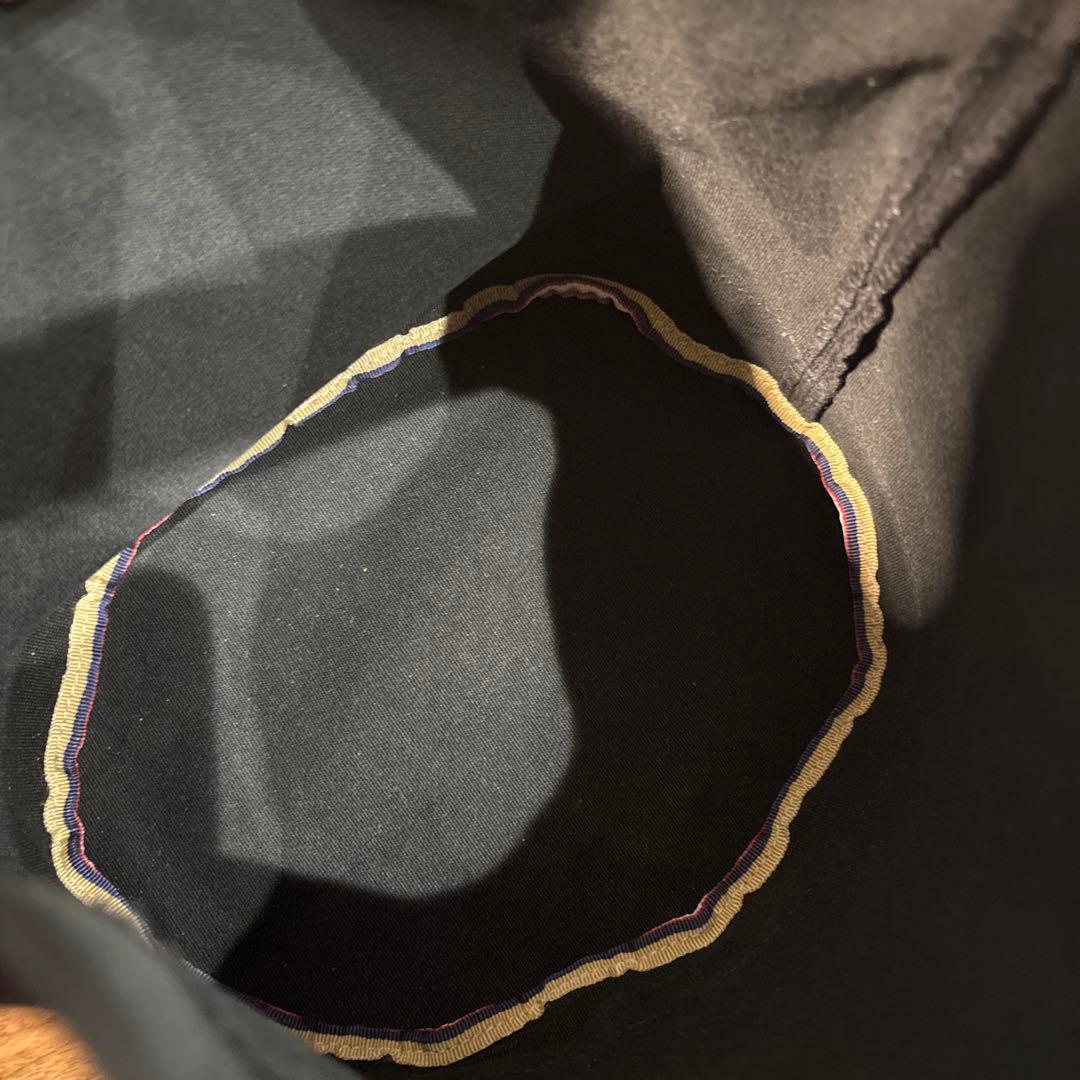 【美品】IL BISONTE イルビゾンテ キャンパス×レザー ハンドバッグ