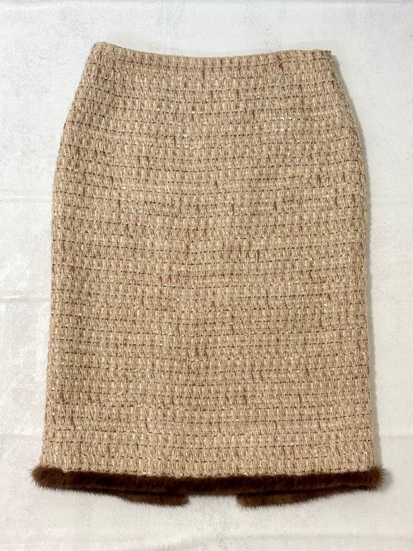 BLUMARINE ツイード タイトスカート ひざ丈
