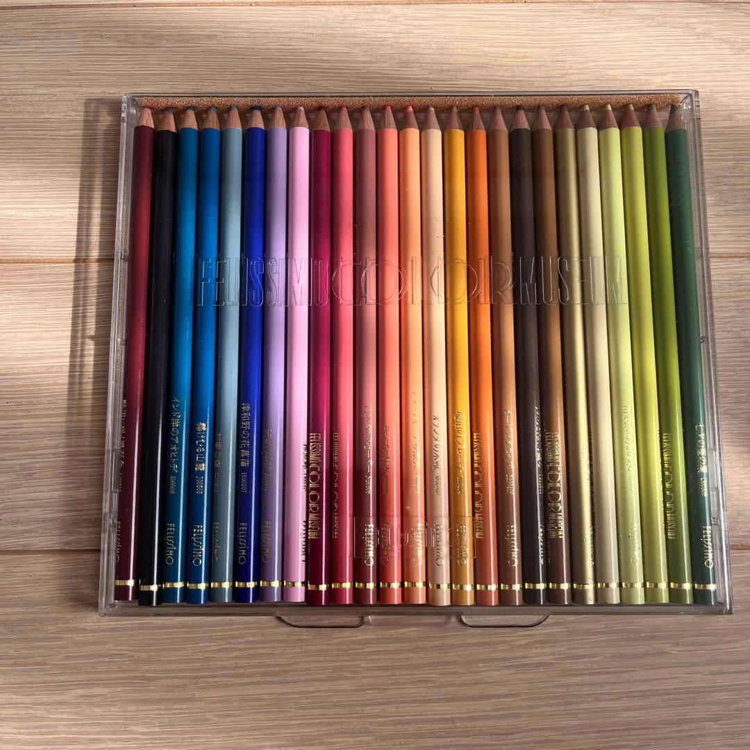 フェリシモ　500色（内の300色）　色鉛筆　のっぽ