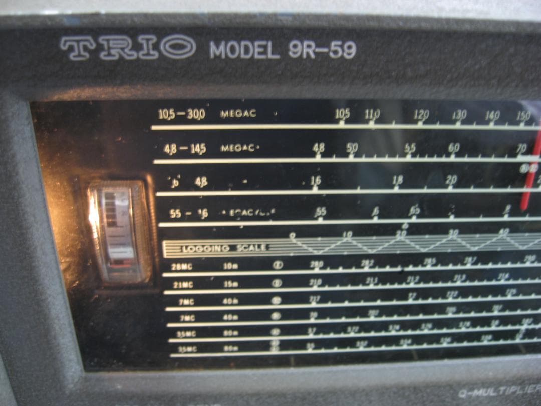 【動作品】TRIO トリオ 9R-59 真空管式 通信型受信機