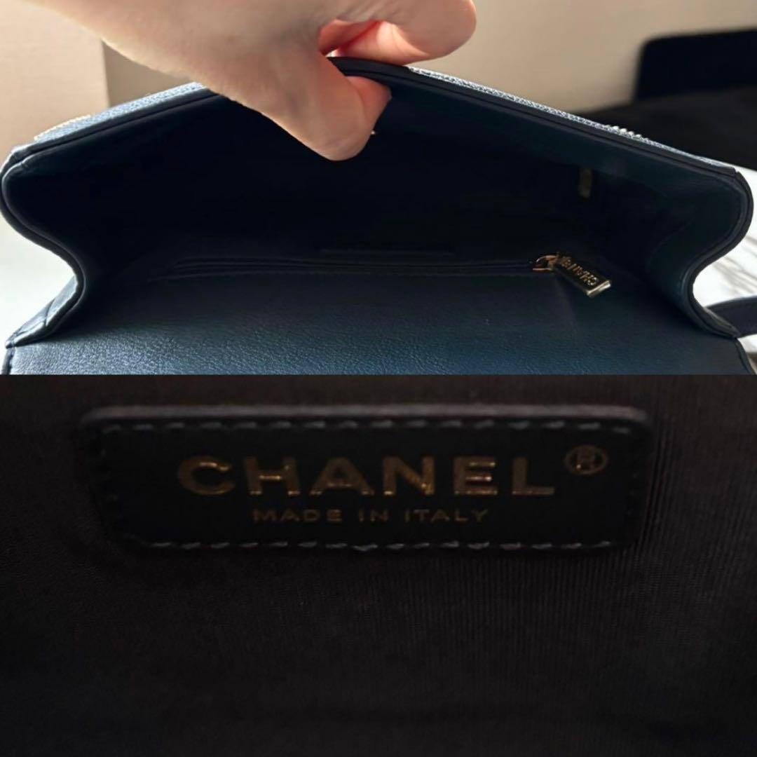 1/17までお値下げ⭐︎美品⭐︎シャネル キャビアスキン チェーンショルダー