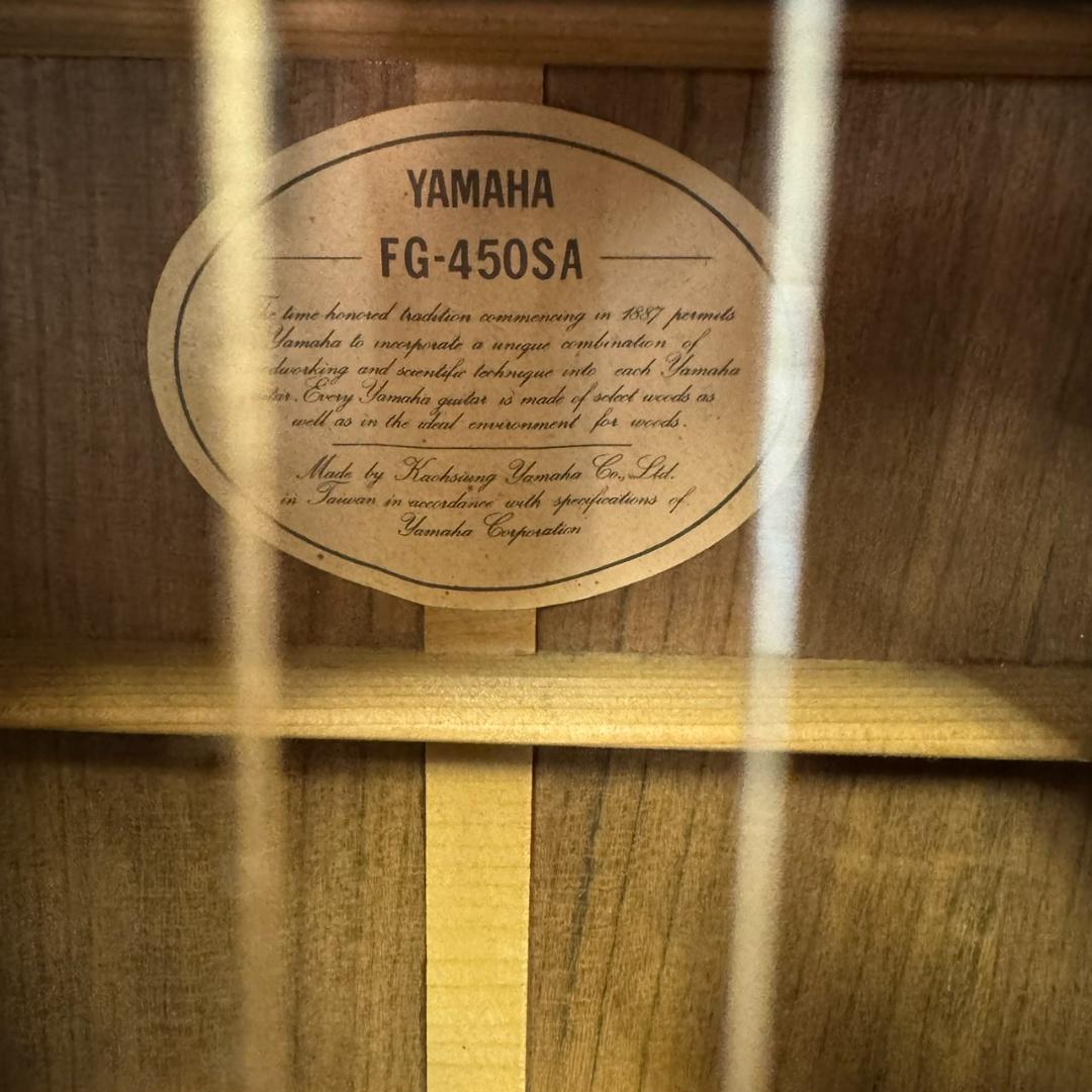 ★★YAMAHA ヤマハ アコースティックギター FG-450SA ハードケース